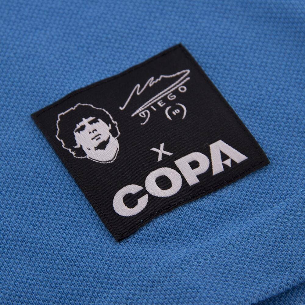 Polo - Fútbol - Hombre - Maradona Boca - Bordado - Manga Corta - Azul 4/4