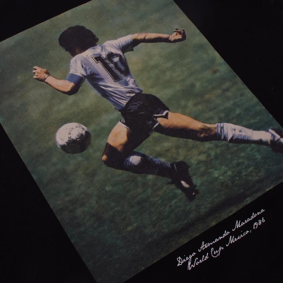 Bluza dla dorosłych Maradona x COPA Mistrzostwa Świata 1986 - Czarny