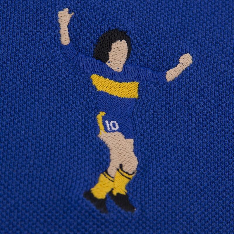Maradona X COPA Boca Embroidery Polo Shirt Polo Shirt
