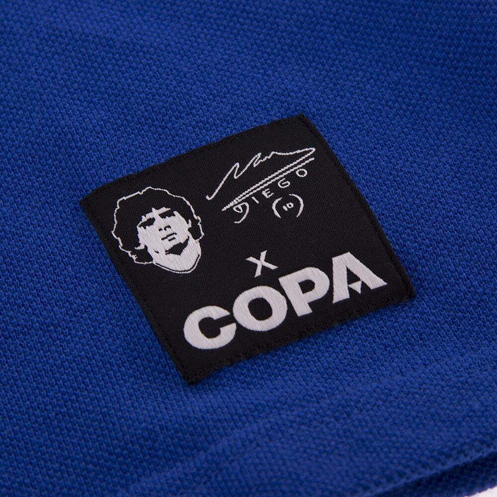 Polo Ricamata - Uomo - Maradona Boca - Blu/Giallo 4/5