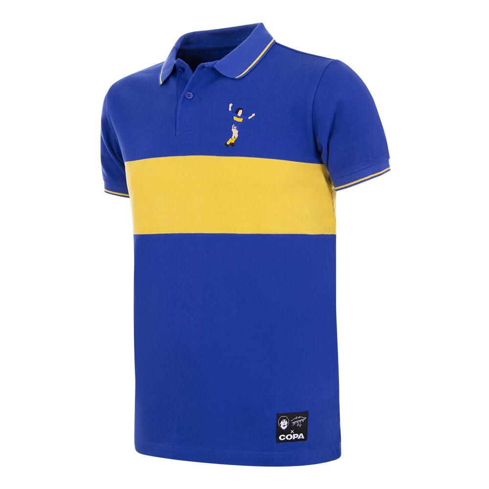 Polo Ricamata - Uomo - Maradona Boca - Blu/Giallo 1/5