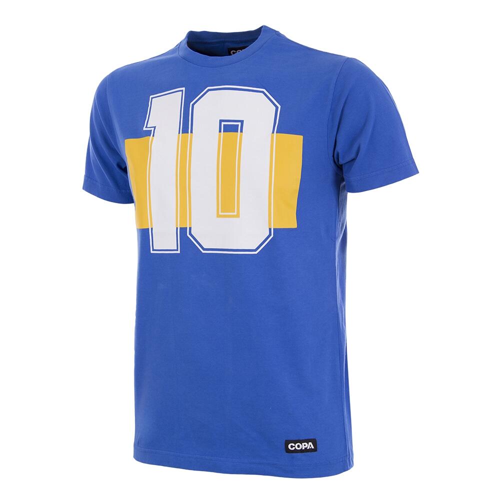 COPA FOOTBALL T-shirt - Heren - Boca Nummer 10  - Korte mouw - Blauw