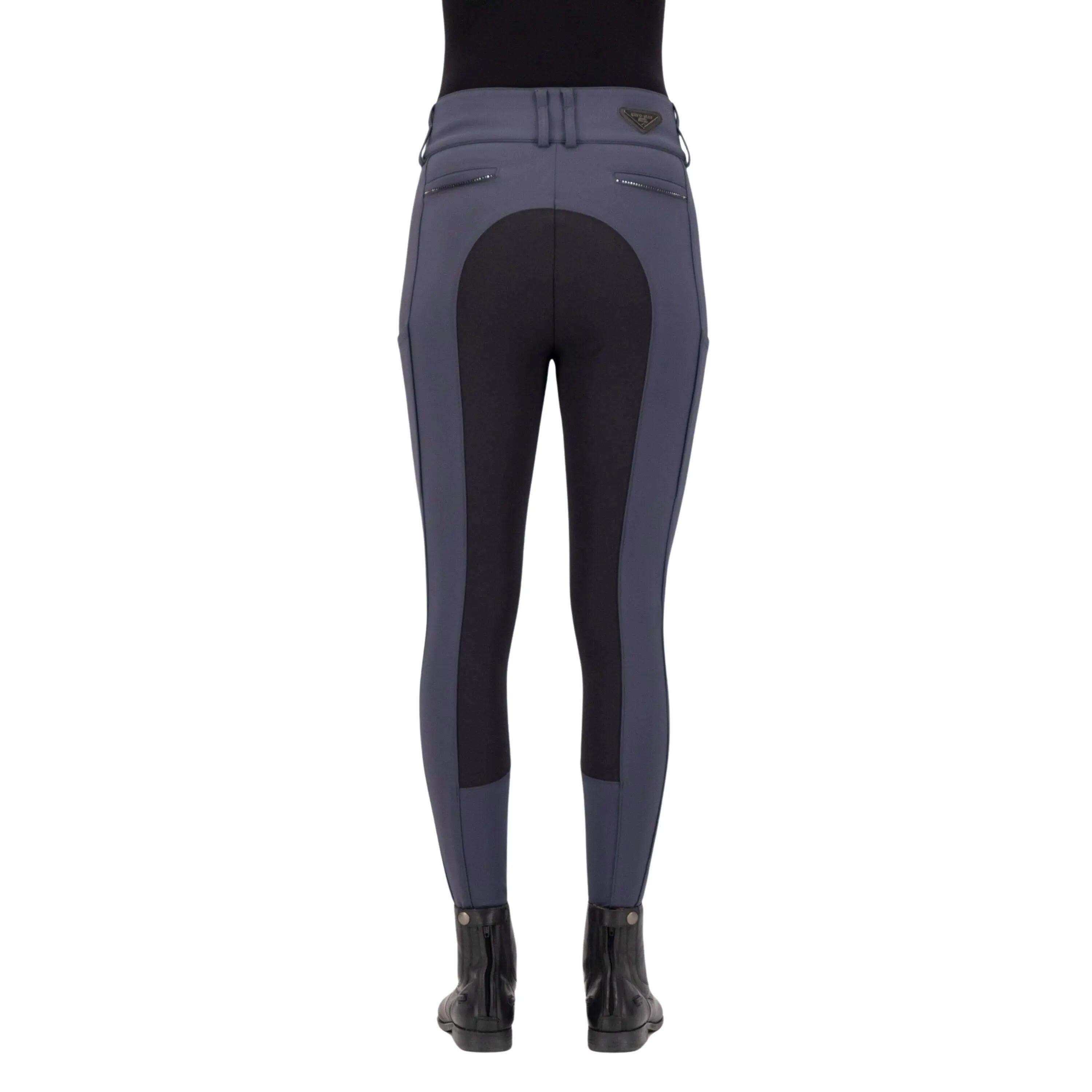 Calças de equitação de cintura alta full grip para mulher Euro-Star Arielle 2/4
