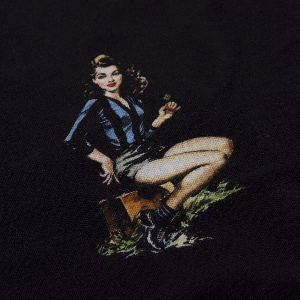 T-shirt - Heren - Calcio Donna - Korte mouw - Zwart 4/7