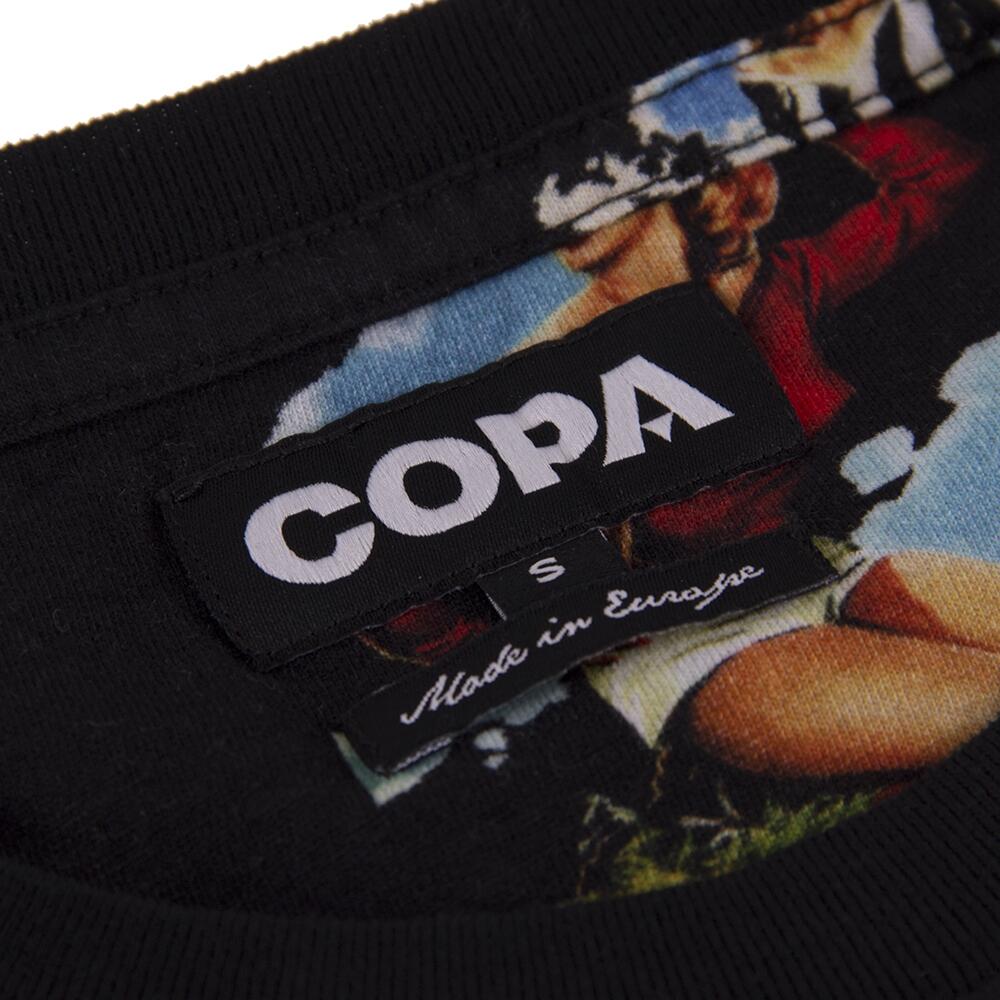 T-shirt - Heren - Calcio Donna - Korte mouw - Zwart 6/7