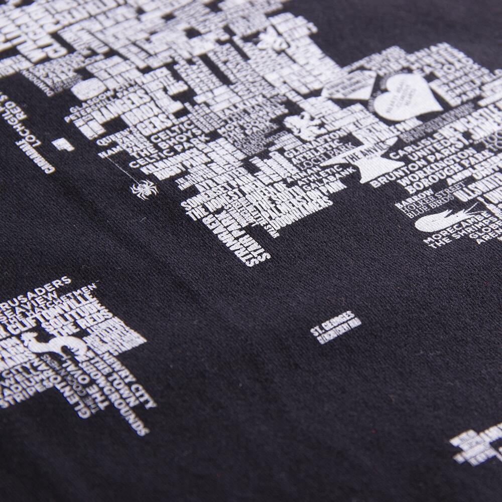 T-shirt - Heren - UK Grounds - Korte mouw - Zwart 5/6