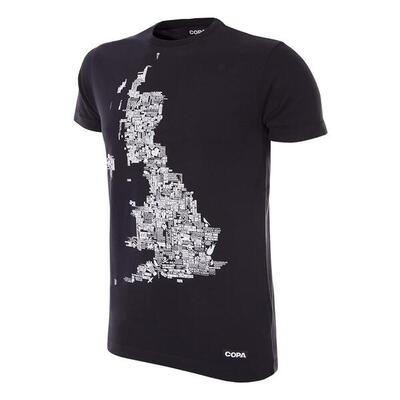 T-shirt - heren - uk grounds - korte mouw - zwart