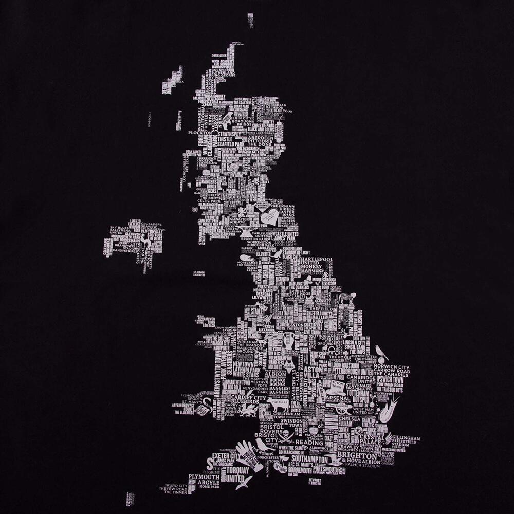 T-shirt - Heren - UK Grounds - Korte mouw - Zwart 3/6