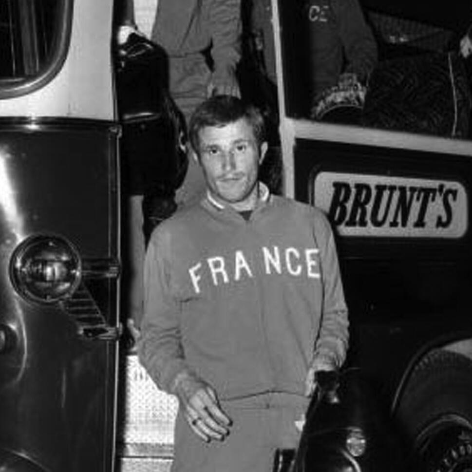 Koszulka retro piłkarska dla dorosłych - Francja 1960 - Niebieska