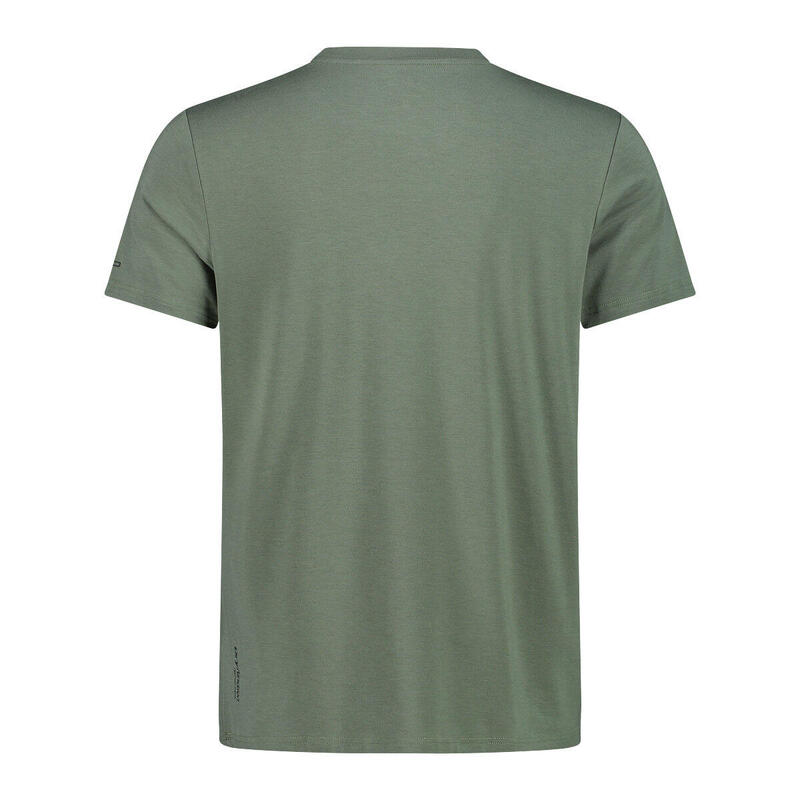 CMP Bedrucktes T-Shirt aus Bambus-Jersey für Herren