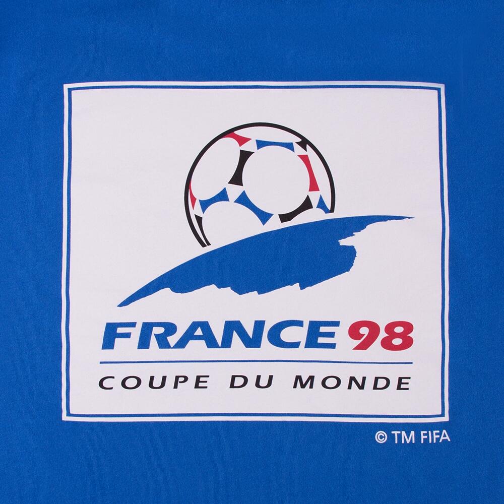 T-shirt - Heren - Frankrijk 1998 WK Emblem - Korte mouw - Blauw 2/6