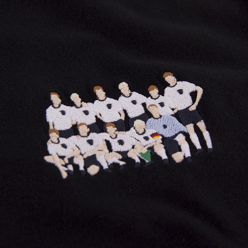 T-shirt - Heren - Duitsland 1996 EK - Geborduurd - Korte mouw - Zwart 3/6