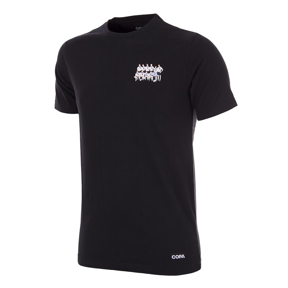 T-Shirt - Adulto - Campeões Europeus Alemanha 1996 Bordado - Preto