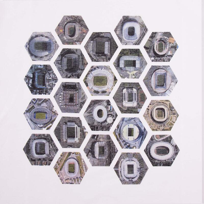 Koszulka dla dorosłych - Estádio Hexagon - Biały