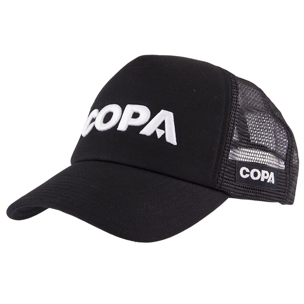 COPA FOOTBALL Pet - Volwassenen - COPA 3D Logo - Trucker - Zwart