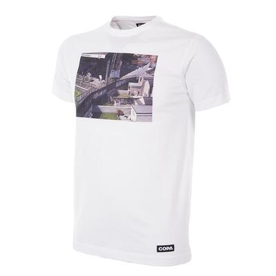 T-shirt - heren - homes of football swansea city - korte mouw - wit