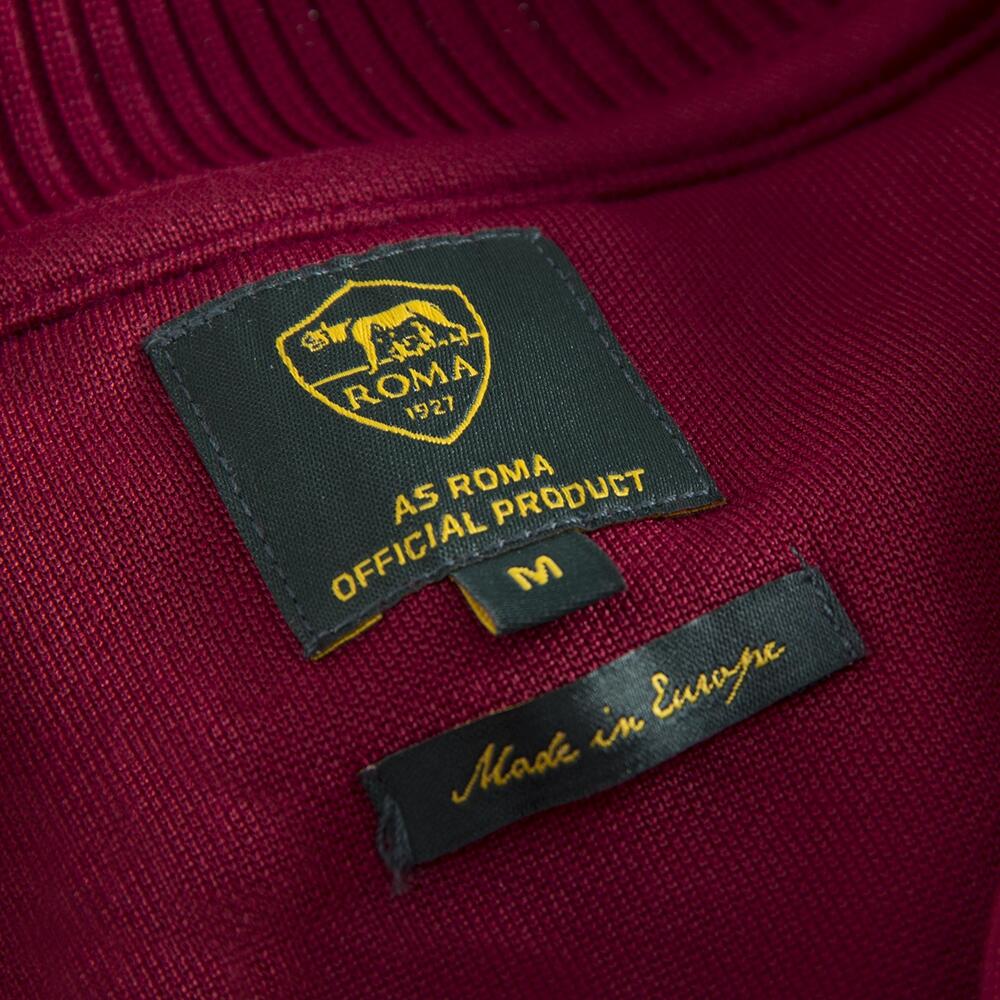 Herren - Retro Fußballjacke - AS Rom 1983 Scudetto - Rot 6/7