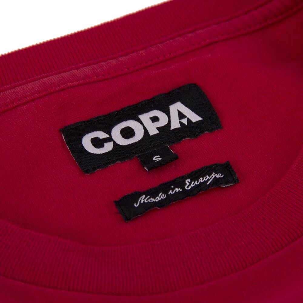 Camiseta - Hombre - Campeones de Europa Dinamarca 1992 Bordado - Rojo 3/4