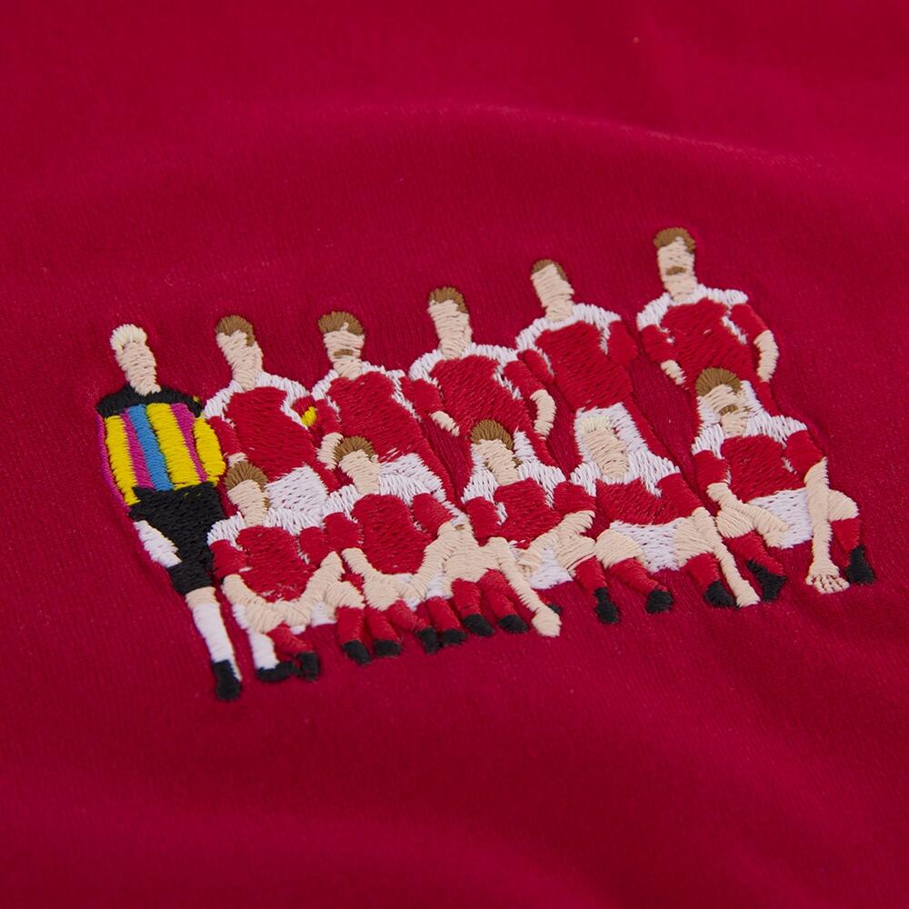 Camiseta - Hombre - Campeones de Europa Dinamarca 1992 Bordado - Rojo 2/4