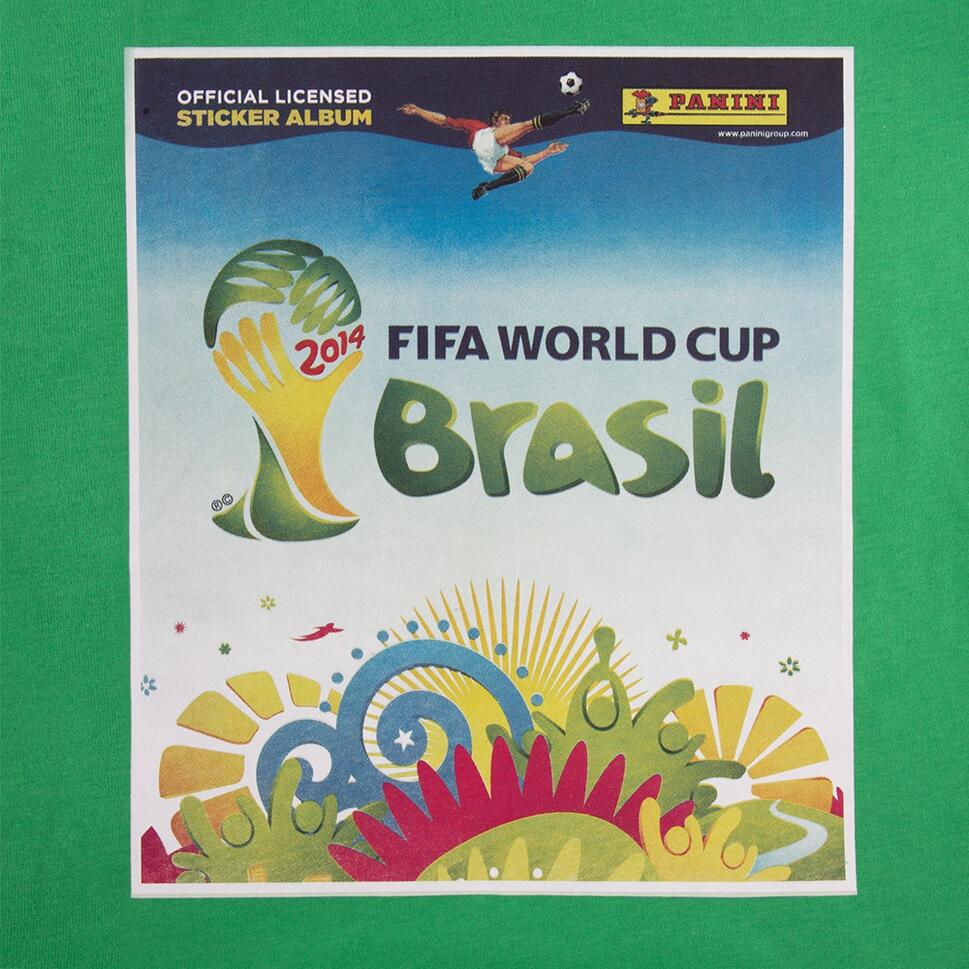 Koszulka dla dorosłych - Panini FIFA Mistrzostwa Świata Brazylia 2014 - Zielona