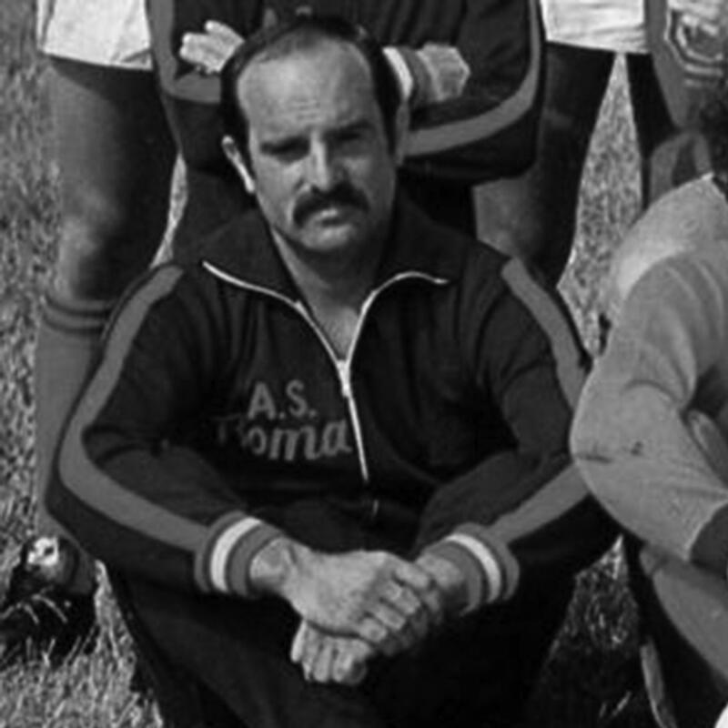 Koszulka retro piłkarska dla dorosłych - AS Roma 1977-78 - Czarna