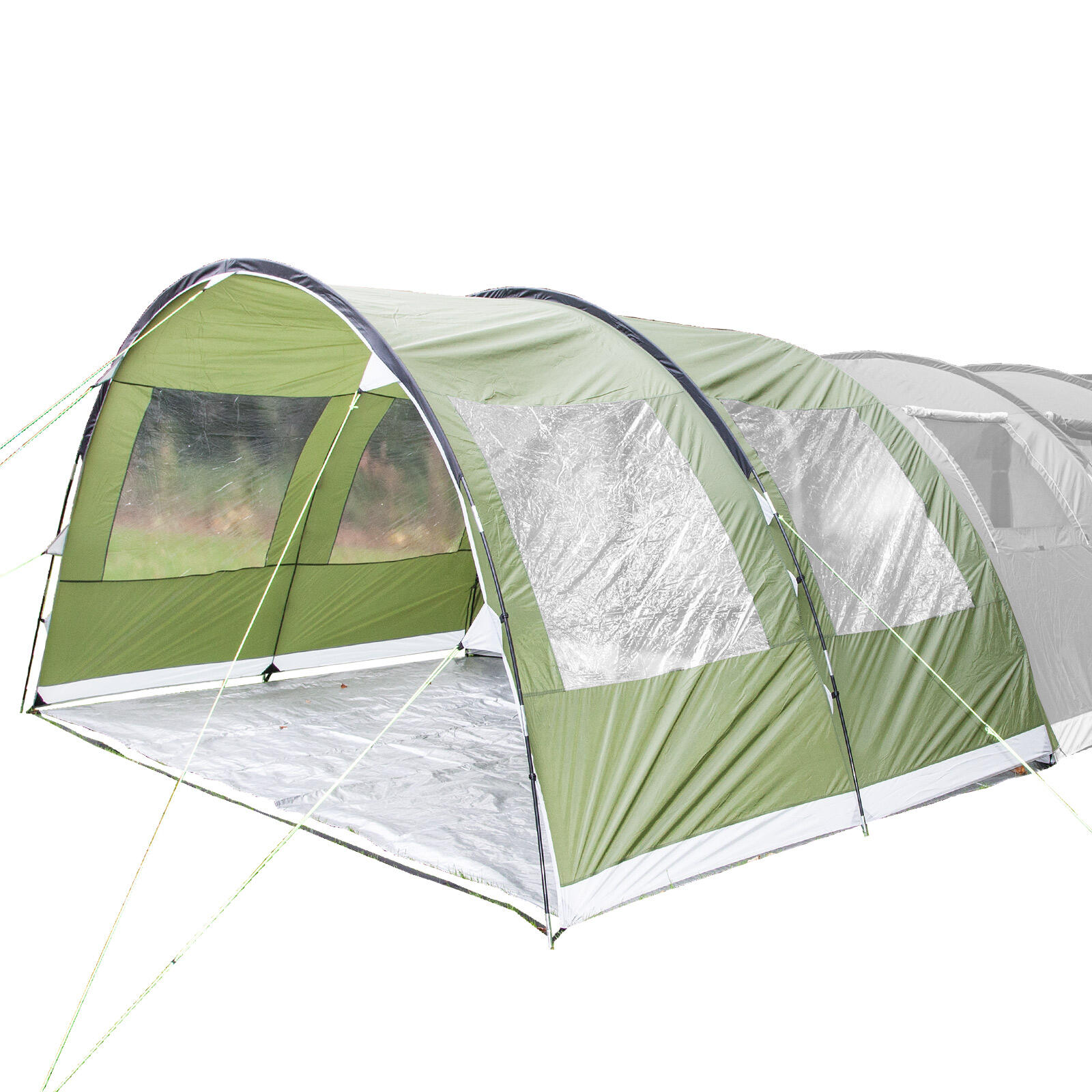 Skandika - Auvent Avancé Canopy Gotland 6 – Extension Pour Tente Tunnel Gotland 6 Skandika - Séjour De Tente - Vert - 6 Places - Decathlon