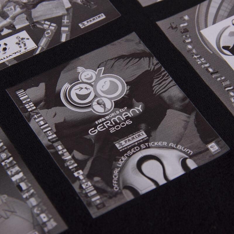 Koszulka dla dorosłych - Kolaz Panini FIFA Mistrzostwa Świata - Czarna