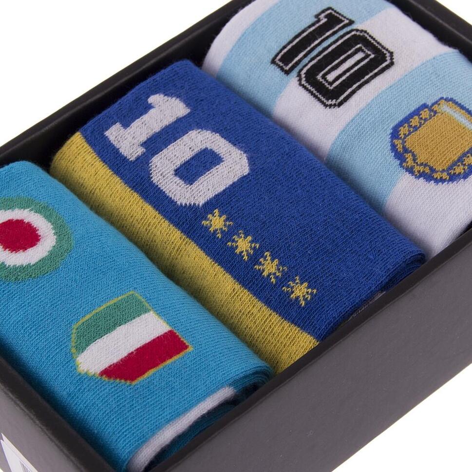 Zestaw skarpetek - Dorosły - Numer 10 Maradona x COPA - Czarny
