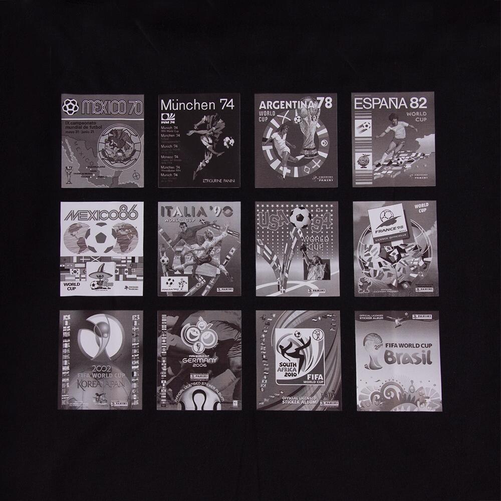 Herren - T-shirt - Panini FIFA WM Collage - Kurzarm - Schwarz 2/6