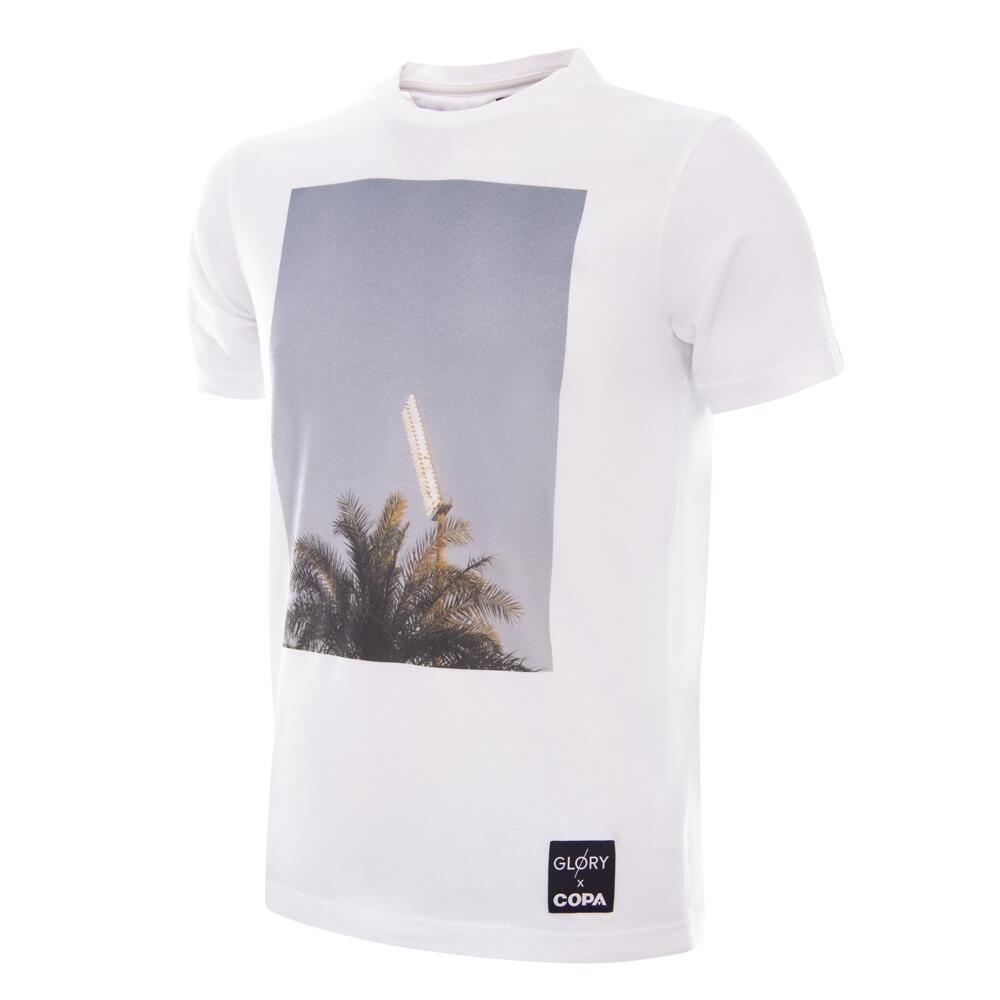 Copa Football - Glory X Copa Floodlights & Palmtrees T-shirt - Maillot Manches Courtes - Blanc - Decathlon