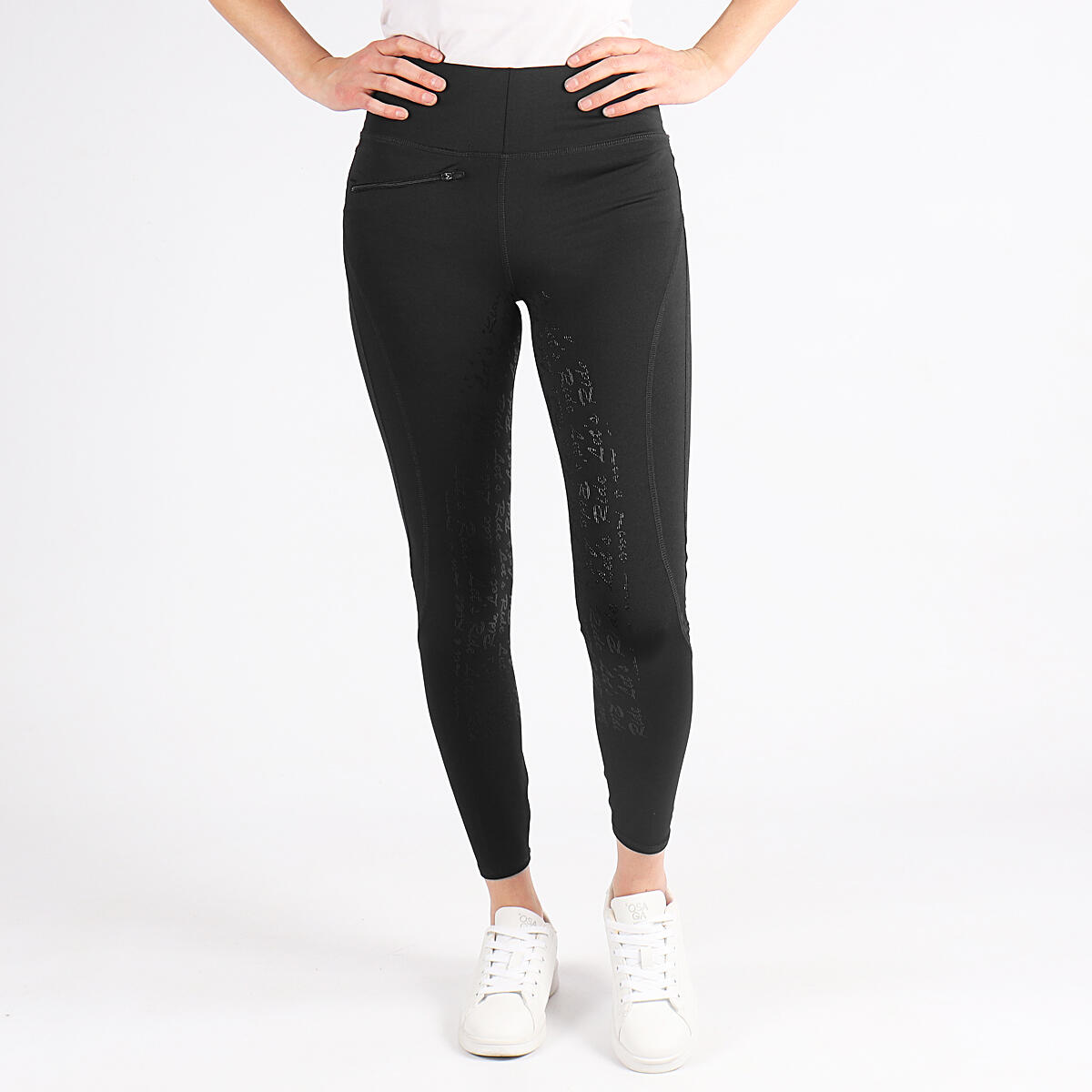 Legging de equitação full grip para rapariga Easy Rider Dietse 2/4