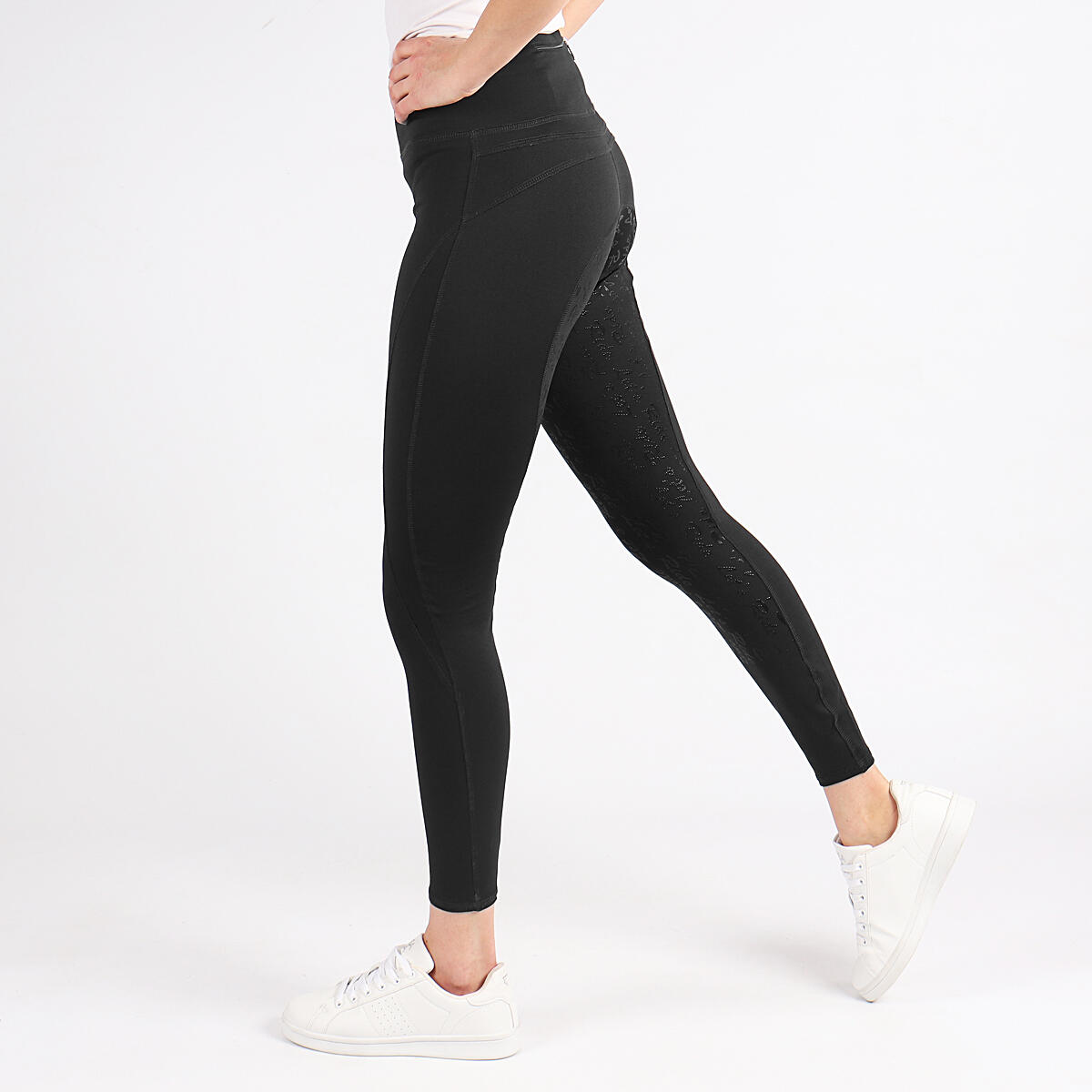 Legging de equitação full grip para rapariga Easy Rider Dietse 3/4