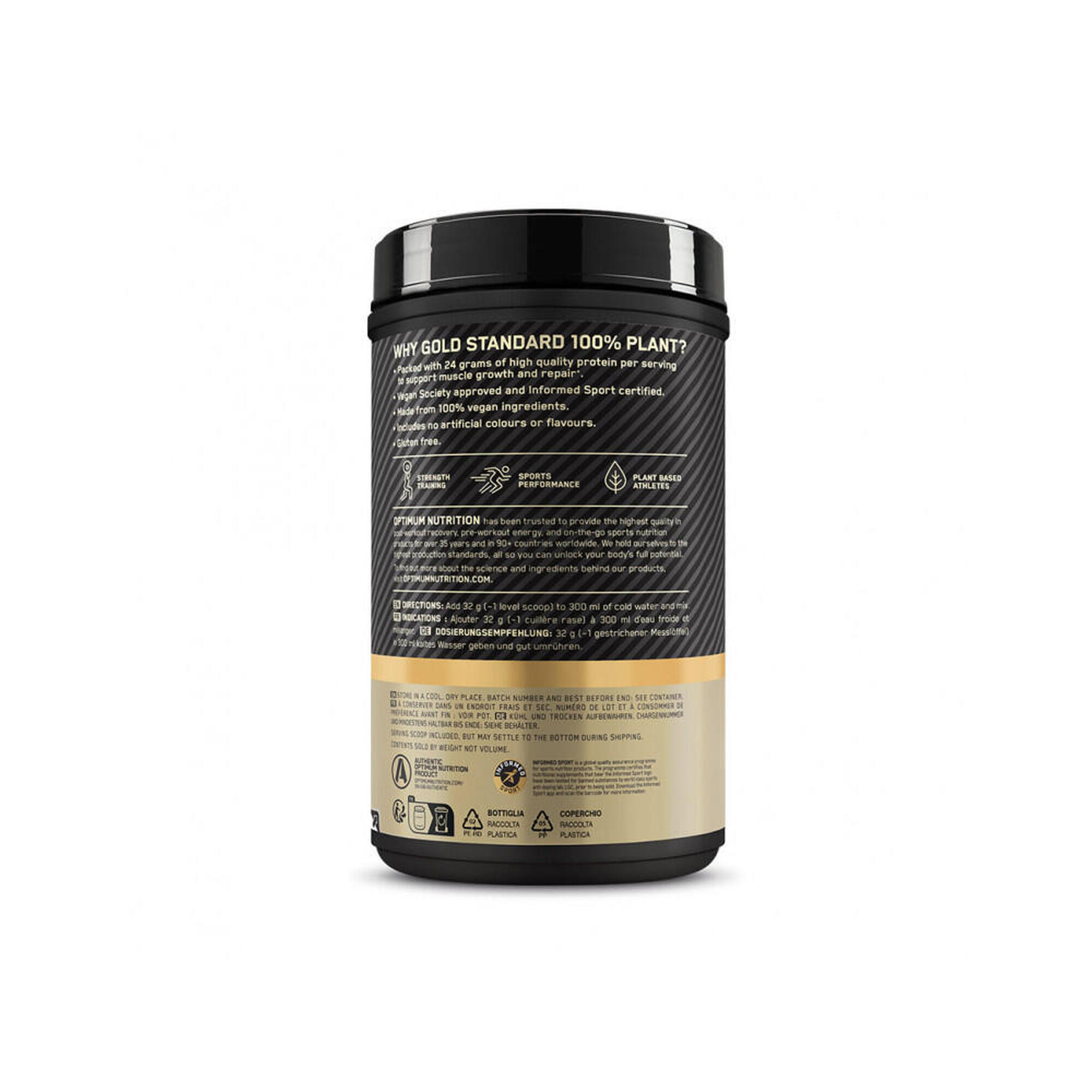 Gold Standard 100% Plant-based Protein Vanille 684 Gramm (19 Portionen)