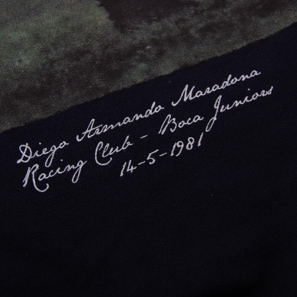 Sudadera retro de fútbol - Hombre - Maradona Campo Fangoso - Azul Oscuro 3/5