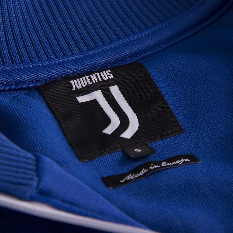 Kurtka/bluza retro piłkarska dla dorosłych - Juventus FC 1975-76 - Niebieska