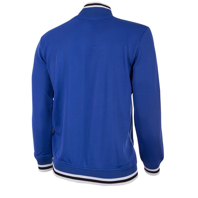 Kurtka/bluza retro piłkarska dla dorosłych - Juventus FC 1975-76 - Niebieska