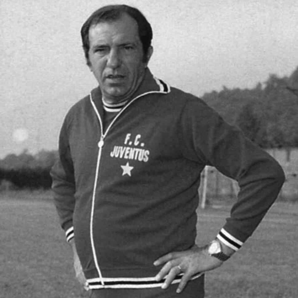 Kurtka/bluza retro piłkarska dla dorosłych - Juventus FC 1975-76 - Niebieska