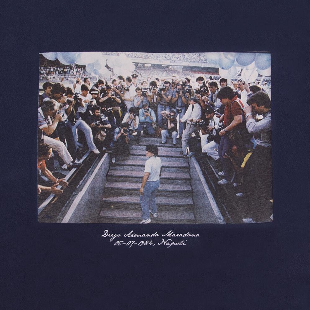 T-shirt - Heren - Maradona x COPA Napoli Presentation - Korte mouw - Blauw 2/7