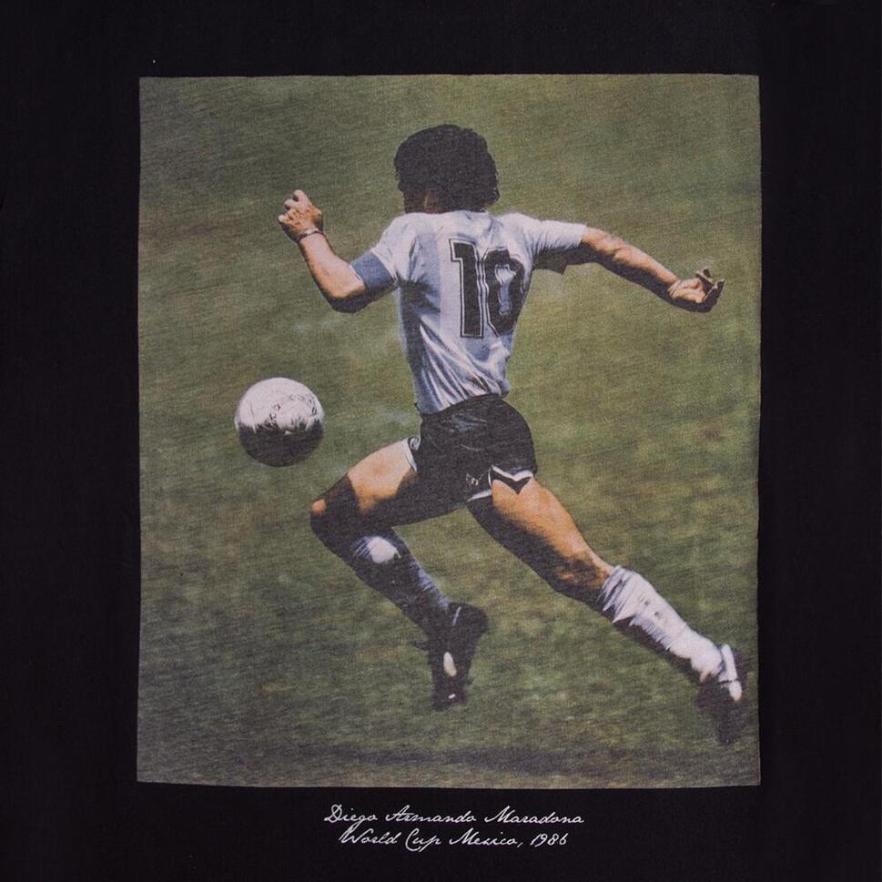 Koszulka dla dorosłych - Maradona x COPA Campeonato do Mundo 1986 - Czarny