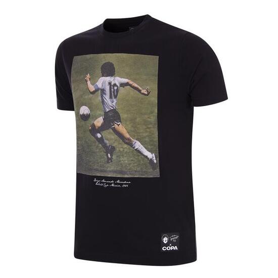 T-shirt - Uomo - Maradona Coppa del Mondo 1986 - Nero