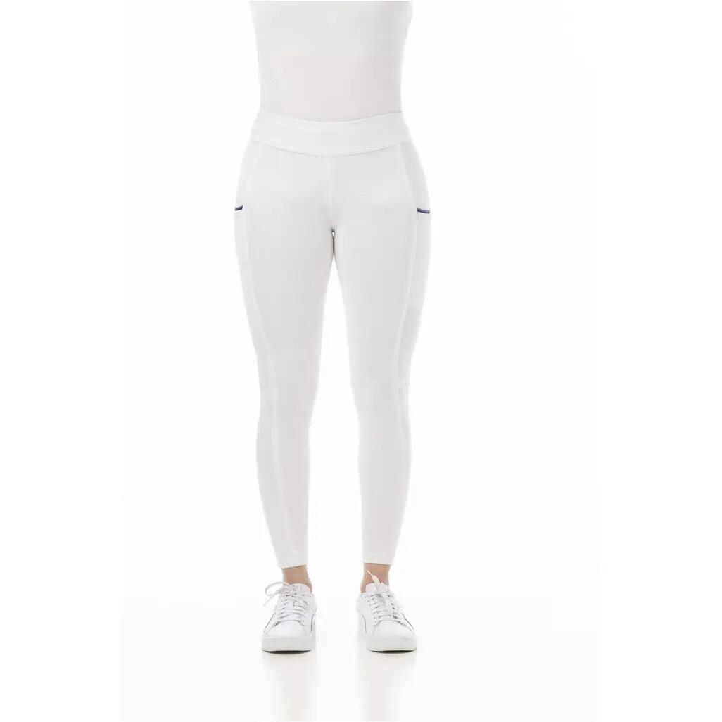 Damen Reitleggings Silikon Vollbesatz AGADIR weiß 5/5
