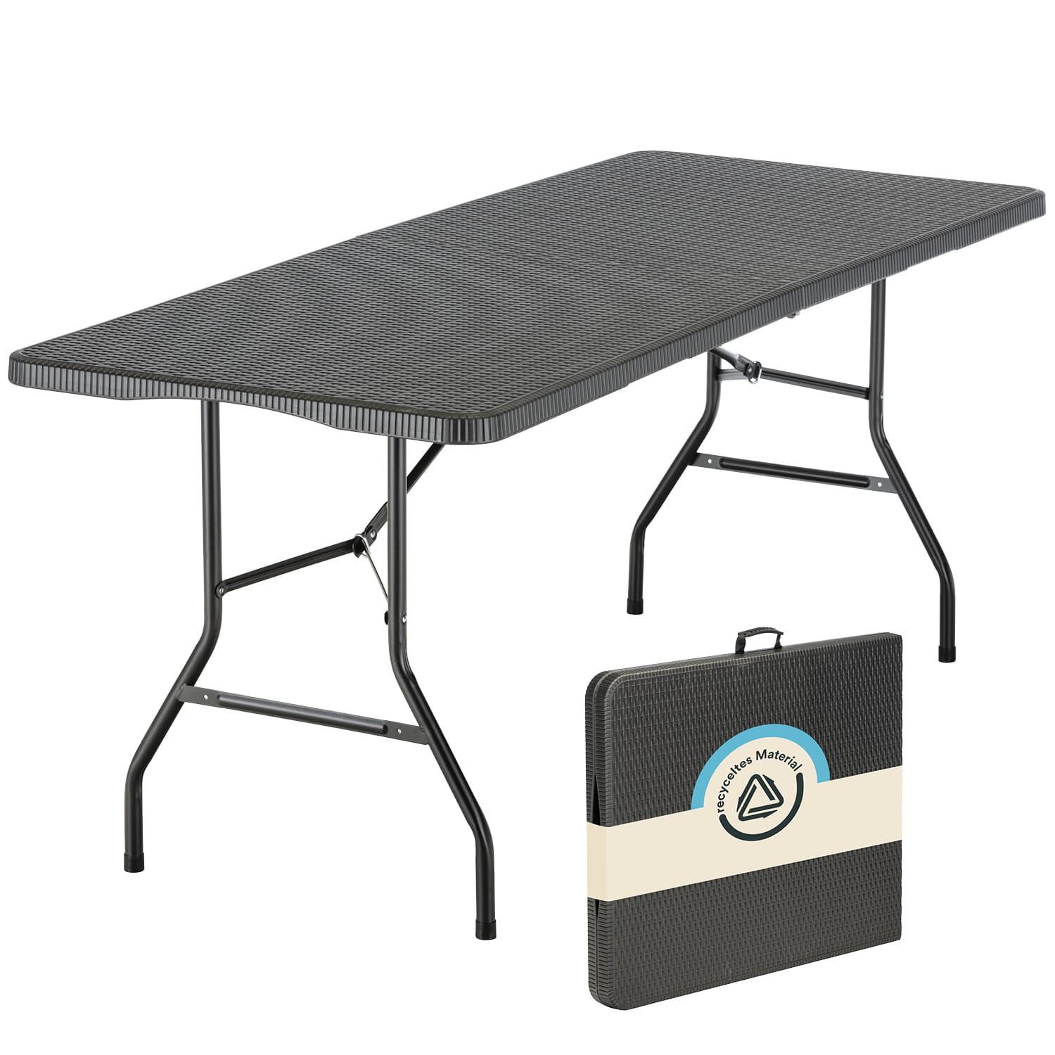 Mesa dobrável - Masi- capacidade de carga até 200 kg - 180×74×74 cm
