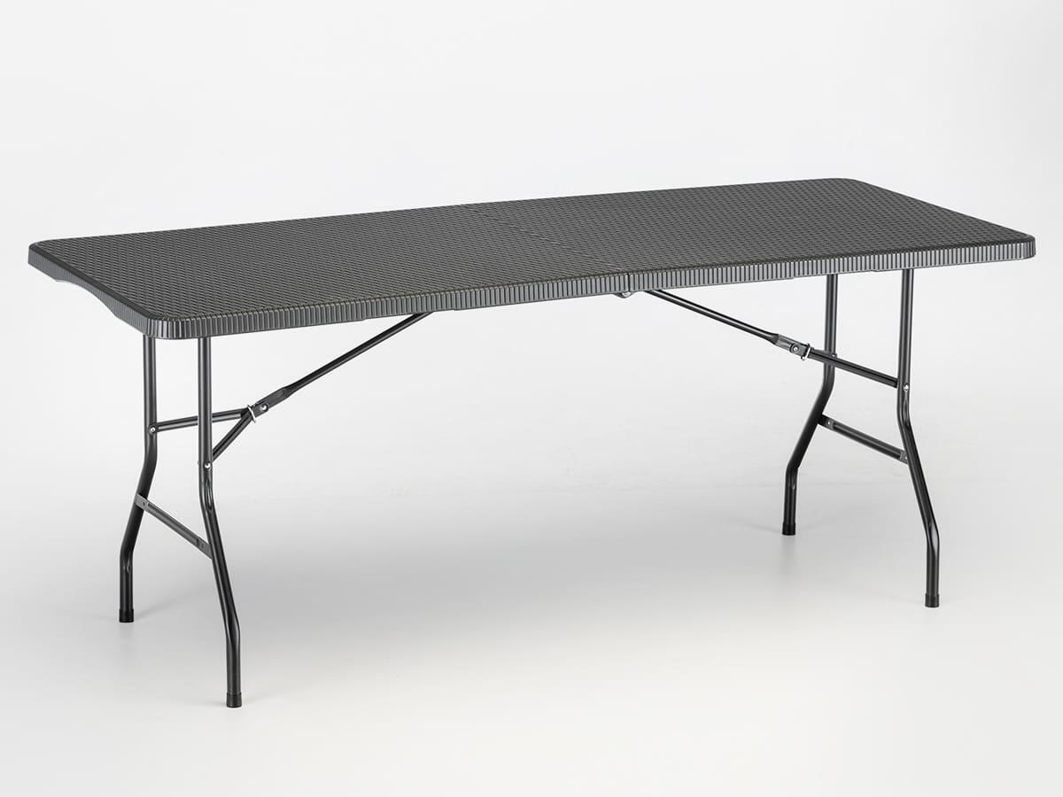 Table de camping Masi - Pliable - 180 × 74 × 74 cm - Acier/HDPE - Max 200 kg 2/7