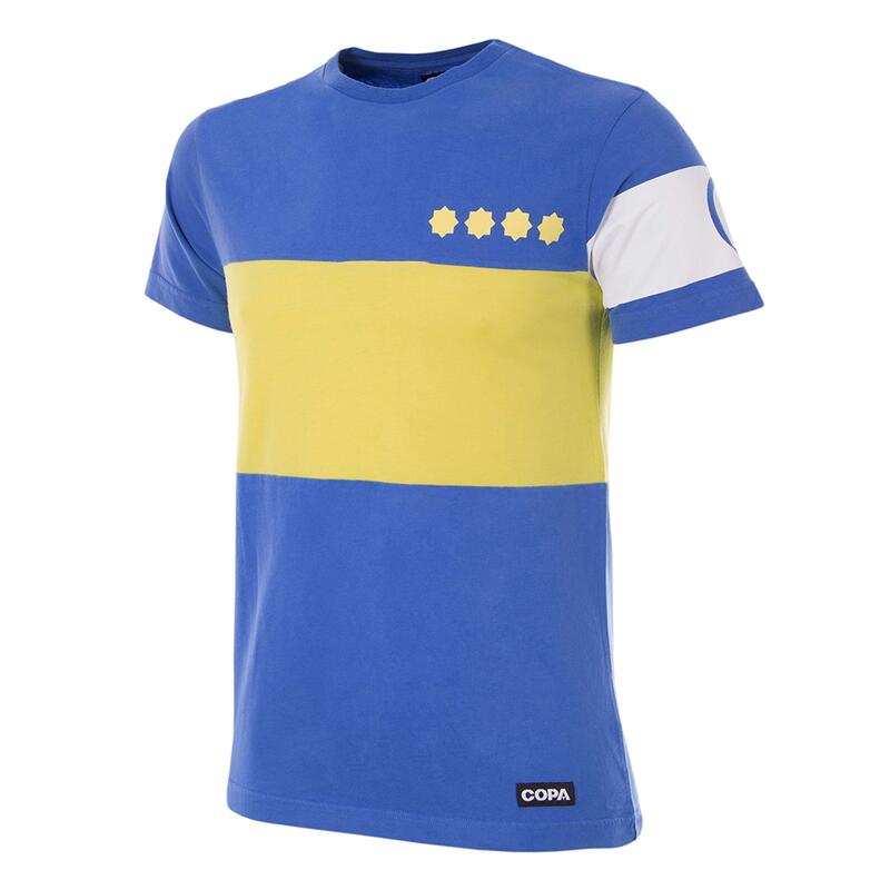 Camiseta manga corta fútbol retro Boca Juniors Capitán by COPA