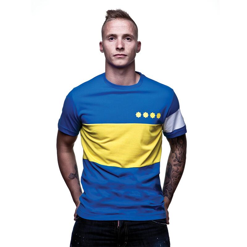 Camiseta manga corta fútbol retro Boca Juniors Capitán by COPA