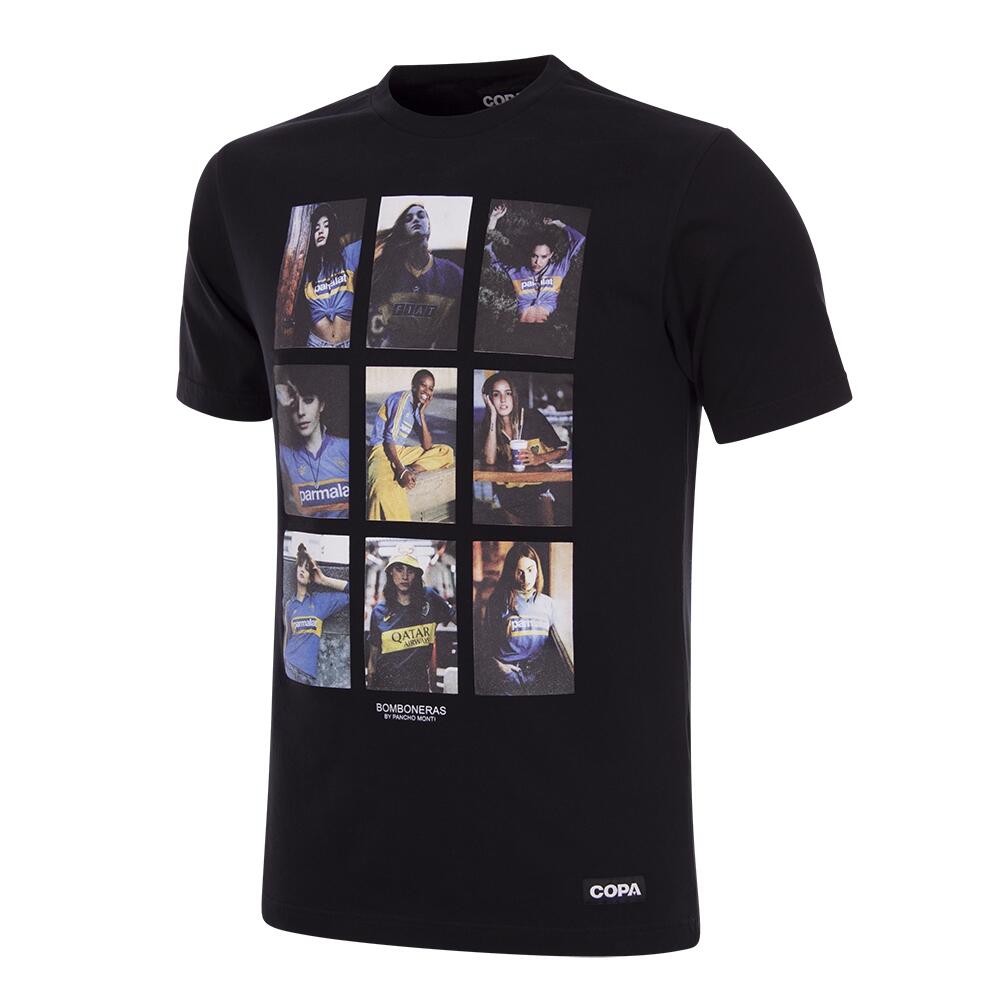 COPA FOOTBALL T-shirt - Heren - Bomboneras Collage - Korte mouw - Zwart