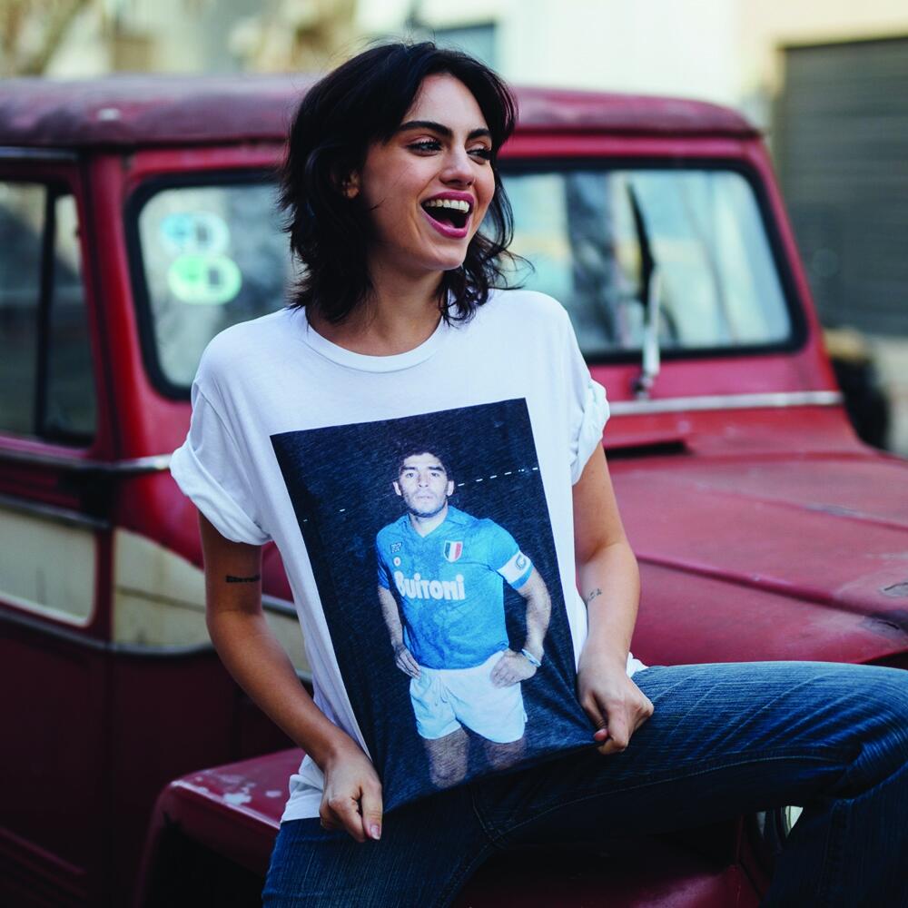 Maradona x COPA Napoli Thuis - T-Shirt - Wit – COPA Football 2/7