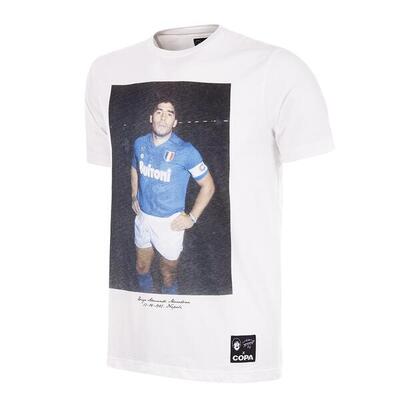 T-shirt - heren - maradona x copa napoli home - korte mouw - wit