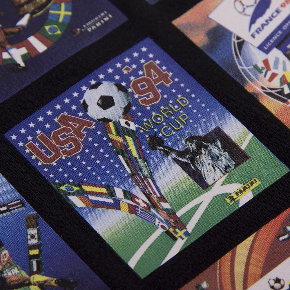 T-shirt - Heren - Panini FIFA WK Collage - Korte mouw - Zwart 4/6