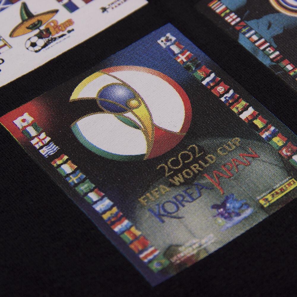 T-shirt - Heren - Panini FIFA WK Collage - Korte mouw - Zwart 3/6